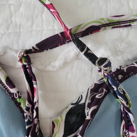 Athleta Underwire Crossover Tankini 2 Piece Set EUC 3 (36C/36D/34DD) - Picture 6 of 15